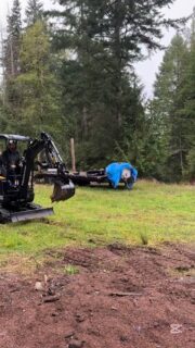 As you can see our 2 ton mini excavator can zoom around and put in the work. Check out the specs and photos on https://tsunamiequipment.ca/product/ex20-2-0-ton-excavator-canopy-2/  #miniexcavator #kubota