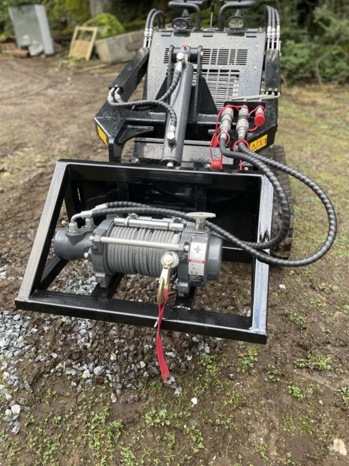 Skid Steer Utility Loader Winch