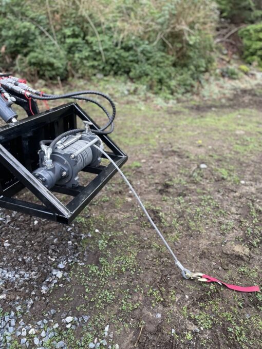Skid Steer Utility Loader Winch