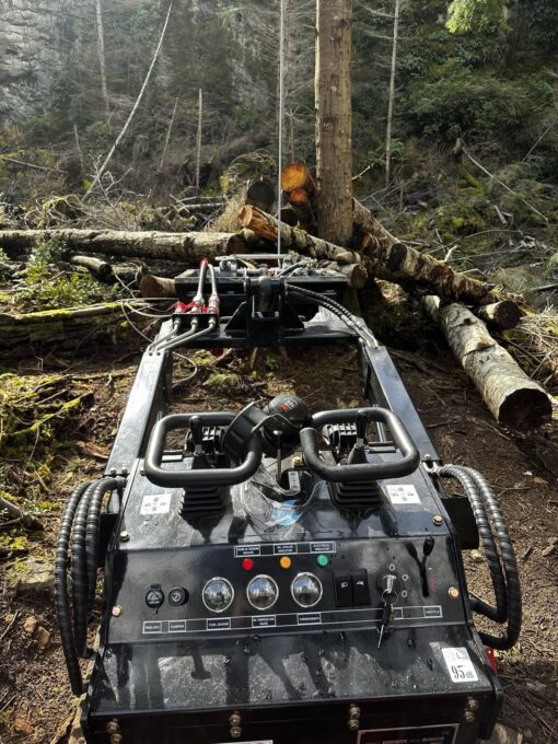 Skid Steer Utility Loader Winch