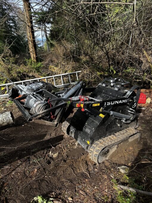 Skid Steer Utility Loader Winch