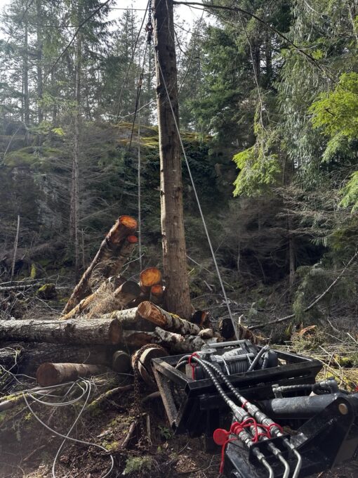 Skid Steer Utility Loader Winch